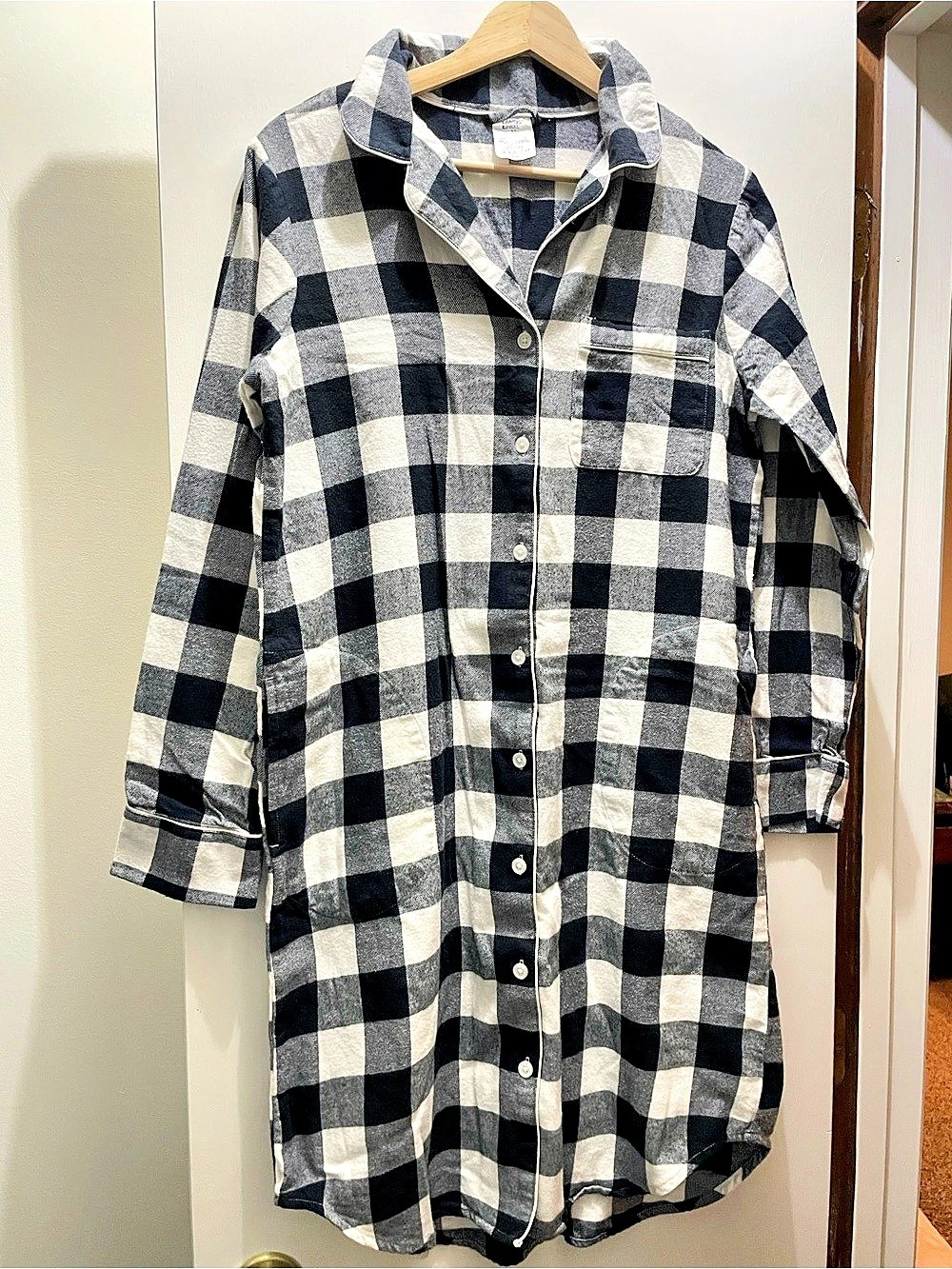 Lands' End Flannel Nightshirt